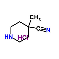 4-Cyano-4-methylpiperidine Hydrochloride Structure