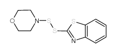 2-(4-吗啉基二硫代)苯并噻唑结构式