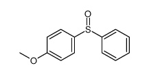 phenyl p-methoxyphenyl sulfoxide Structure