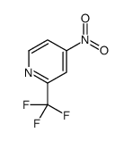 4-硝基-2-(三氟甲基)吡啶结构式