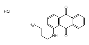 1-[(3-aminopropyl)amino]anthraquinone, monohydrochloride structure
