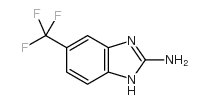 2-氨基-5-(三氟甲基)苯并咪唑结构式