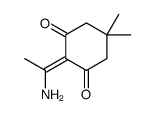 2-(1-aminoethylidene)-5,5-dimethylcyclohexane-1,3-dione Structure