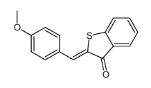 2-[(4-methoxyphenyl)methylidene]-1-benzothiophen-3-one结构式