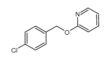 2-[(4-chlorophenyl)methoxy]-pyridine结构式