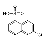 6-chloronaphthalene-1-sulfonic acid结构式