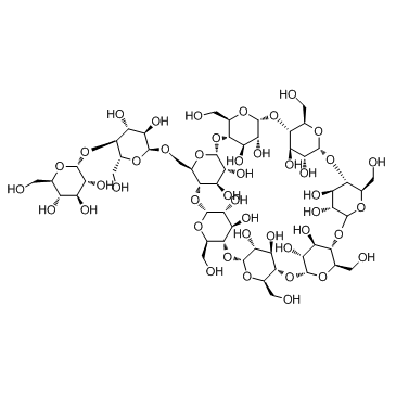 6-O-α-Maltosyl-β-cyclodextrin structure