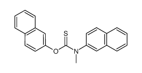O-2-naphthyl methyl-2-naphthylthiocarbamate Structure