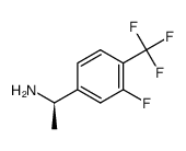 (R)-1-(3-氟-4-(三氟甲基)苯基)乙胺结构式