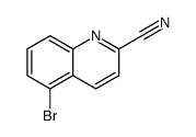 5-bromoquinoline-2-carbonitrile Structure