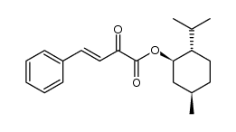 2-oxo-4-phenylbut-3-enoic acid 2-isopropyl-5-methylcyclohexyl ester Structure