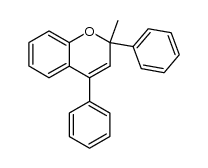 2-methyl-2,4-diphenyl-2H-chromene结构式