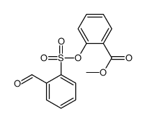 methyl 2-(2-formylphenyl)sulfonyloxybenzoate结构式