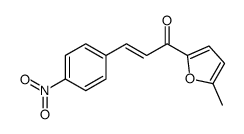1-(5-methylfuran-2-yl)-3-(4-nitrophenyl)prop-2-en-1-one Structure