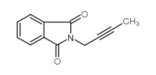 N-(2-丁炔基)邻苯二甲酰亚胺结构式
