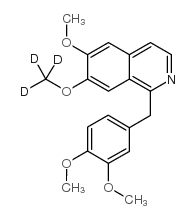 Papaverine-d3 Hydrochloride Structure