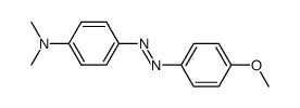4-(dimethylamino)-4'-methoxyazobenzene结构式