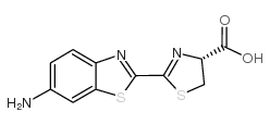 4,5-二氢-2[6-氨基-2-苯并噻唑]-4-噻唑羧酸结构式