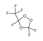 3,3,5-trifluoro-5-(trifluoromethyl)-1,2,4-trioxolane Structure