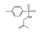4-methyl-N-(2-methylprop-2-enyl)benzenesulfonamide结构式