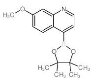 7-Methoxy-4-(4,4,5,5-tetramethyl-1,3,2-dioxaborolan-2-yl)quinoline structure