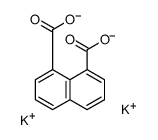 Naphthalene-1,8-dicarboxylic acid dipotassium salt结构式