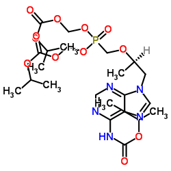 替诺福韦二吡呋酯异丙氧羰基结构式