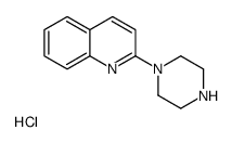 2-(哌嗪-1-基)喹啉盐酸盐结构式