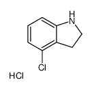 4-氯-2,3-二氢-1H-吲哚盐酸盐结构式