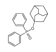 1-adamantyl diphenylphosphinate结构式