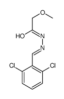 N-[(E)-(2,6-dichlorophenyl)methylideneamino]-2-methoxyacetamide Structure