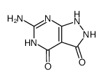 6-amino-1H-pyrazolo<3,4-d>pyrimidine-3,4(2H,5H)-dione结构式