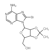 Adenosine,8-bromo-2',3'-O-(1-methylethylidene)-结构式