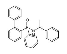 P-([1,1'-biphenyl]-2-yl)-P-phenyl-N-(1-phenylethyl)phosphinic amide Structure