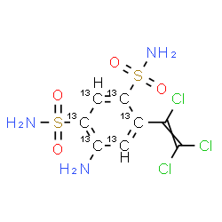 氯舒隆-13C6结构式