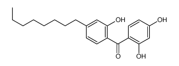 (2,4-dihydroxyphenyl)-(2-hydroxy-4-octylphenyl)methanone结构式