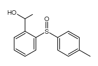 2-(1-Hydroxyethyl)phenyl p-tolyl sulfoxide结构式