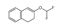 3-(difluoromethoxy)-1,2-dihydronaphthalene结构式