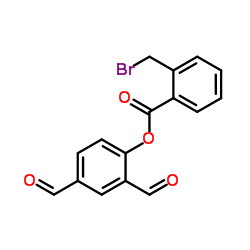 4-diformylphenyl 2-(bromomethyl)benzoate结构式