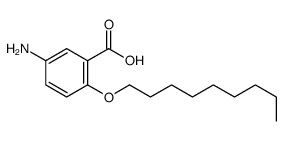5-amino-2-nonoxybenzoic acid Structure