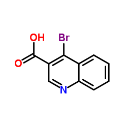 4-Bromo-3-quinolinecarboxylic acid Structure