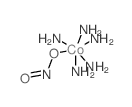 Cobalt (2+), pentaammine(nitrito-O)-, dichloride, (OC-6-22)- Structure