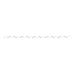 m-PEG10-amine structure