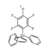 Ph3Sn(2,3,5,6-C6F4D) Structure