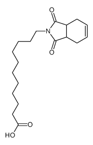 11-(1,3-dioxo-3a,4,7,7a-tetrahydroisoindol-2-yl)undecanoic acid Structure