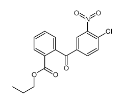 propyl 2-(4-chloro-3-nitrobenzoyl)benzoate Structure