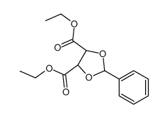 diethyl 2-phenyl-1,3-dioxolane-4,5-dicarboxylate结构式