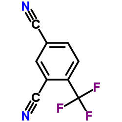 2,4-二氰基三氟甲苯结构式