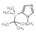 5-(叔-丁基二甲基甲硅烷)-1-甲基-1H-咪唑结构式