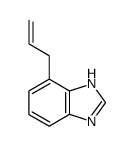1H-Benzimidazole,4-(2-propenyl)-(9CI) Structure